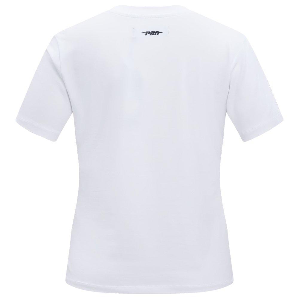 Pro Standard Women's MLB New York Mets​ Classic Short Sleeve SJ Slim Fit Top -White - WHITE Thumbnail View 2