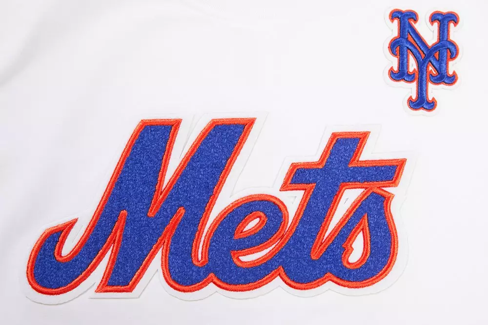 Pro Standard Women's MLB New York Mets​ Classic Short Sleeve SJ Slim Fit Top - White - WHITE