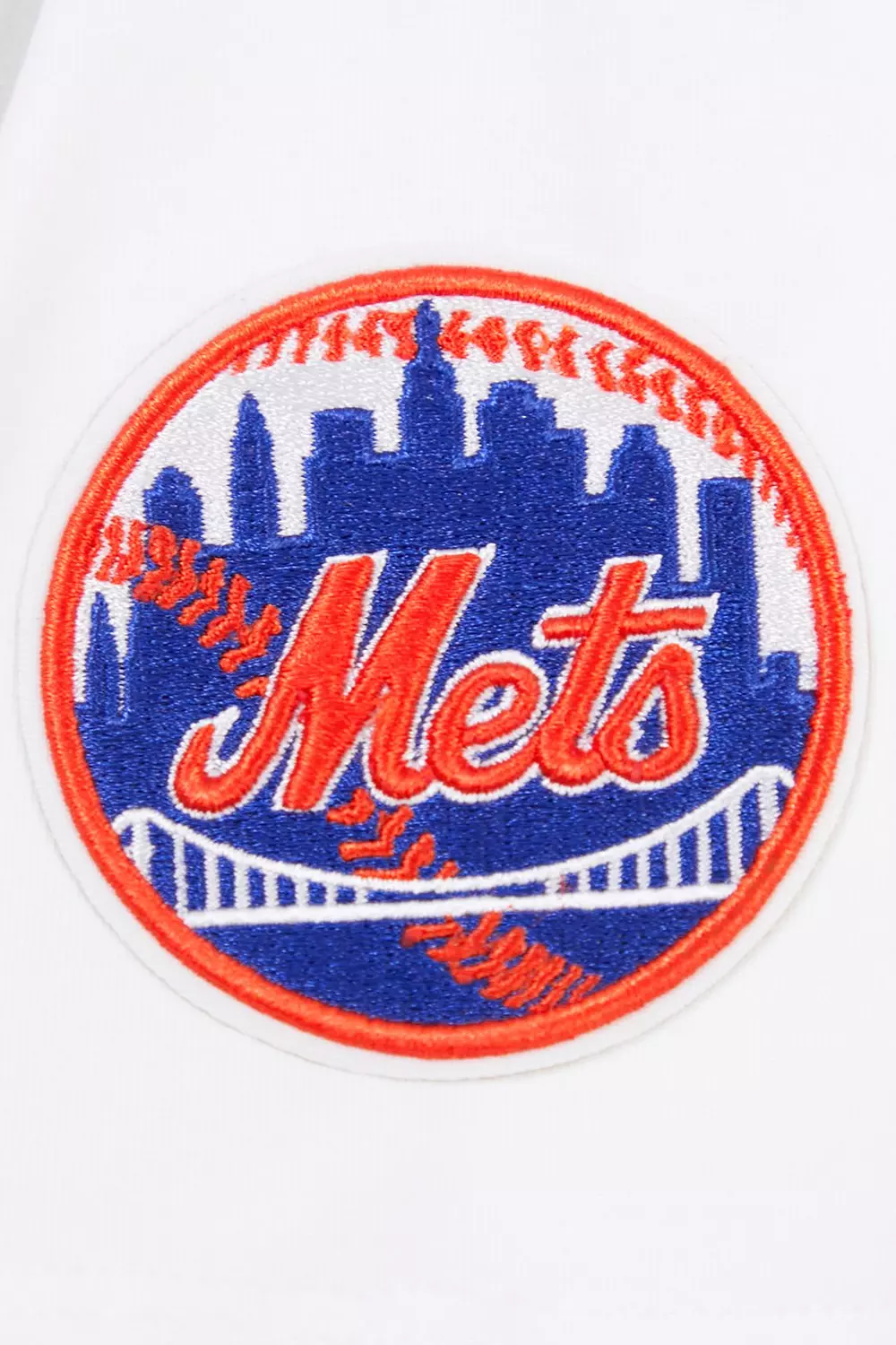 Pro Standard Women's MLB New York Mets​ Classic Short Sleeve SJ Slim Fit Top -White - WHITE