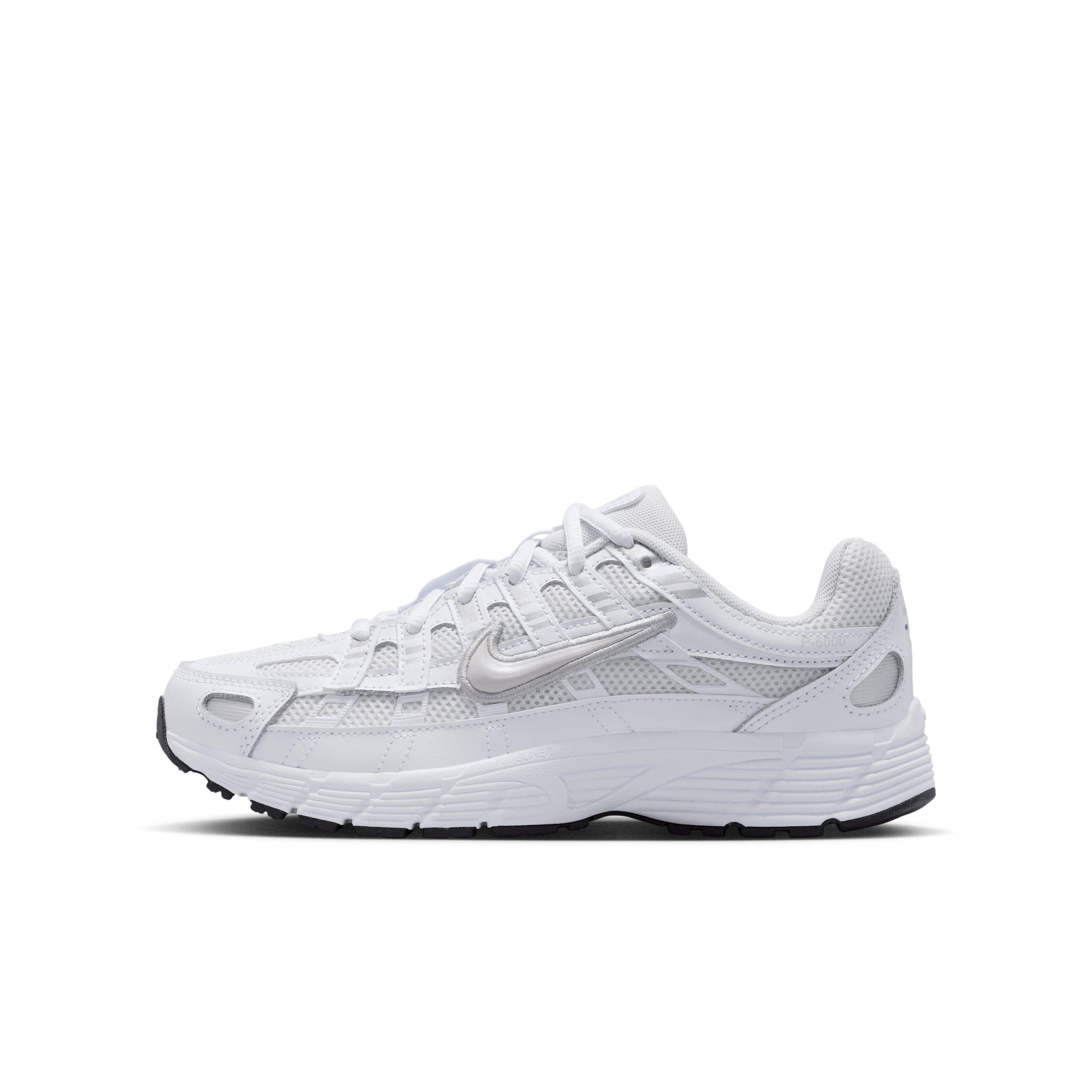Nike P-6000 Grade School Boys' "Platinum Tint/White/Metallic Silver/Platinum Tint" Shoe