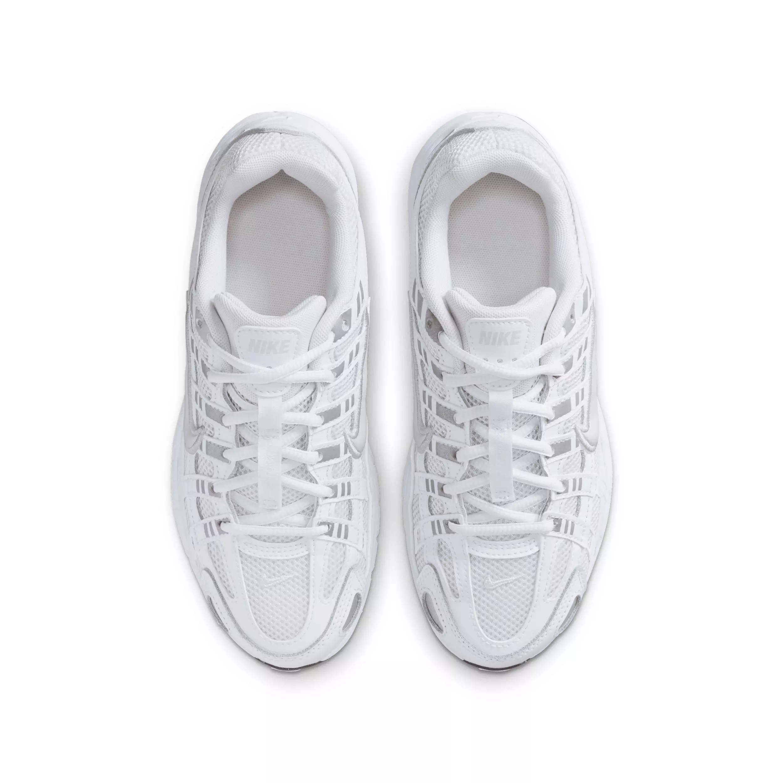 Nike P-6000 "Platinum Tint/White/Metallic Silver/Platinum Tint" Grade School Boys' Shoe - PLATINUM/WHITE/SILVER/PLATINUM