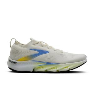 Brooks Glycerin Flex "White/Cyber Yellow/Nightlife" Men's Running Shoe - WHITE/YELLOW/NIGHTLIFE