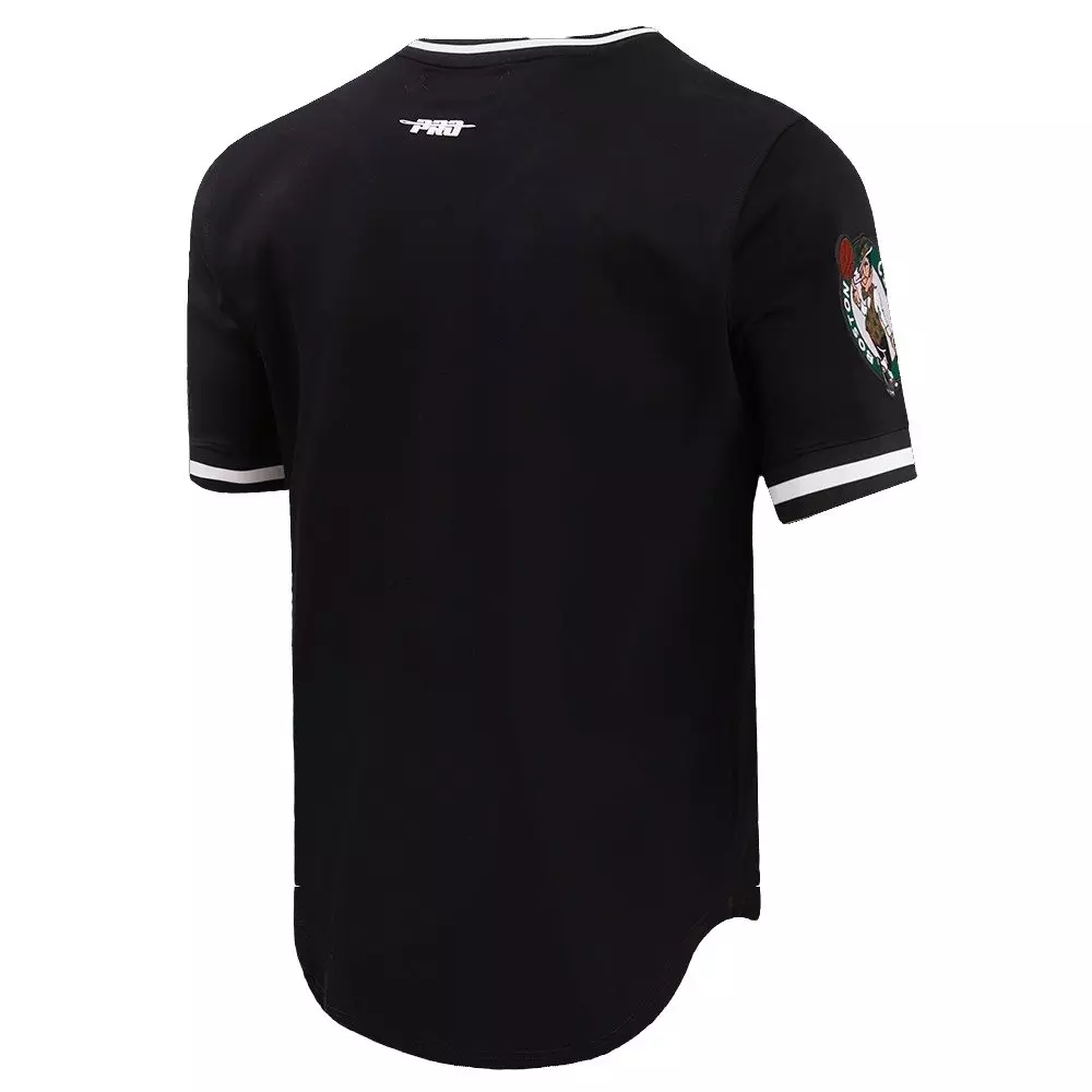 Pro Standard Men's NBA Boston Celtics Retro Classic Double Knit Tee - Black - BLACK