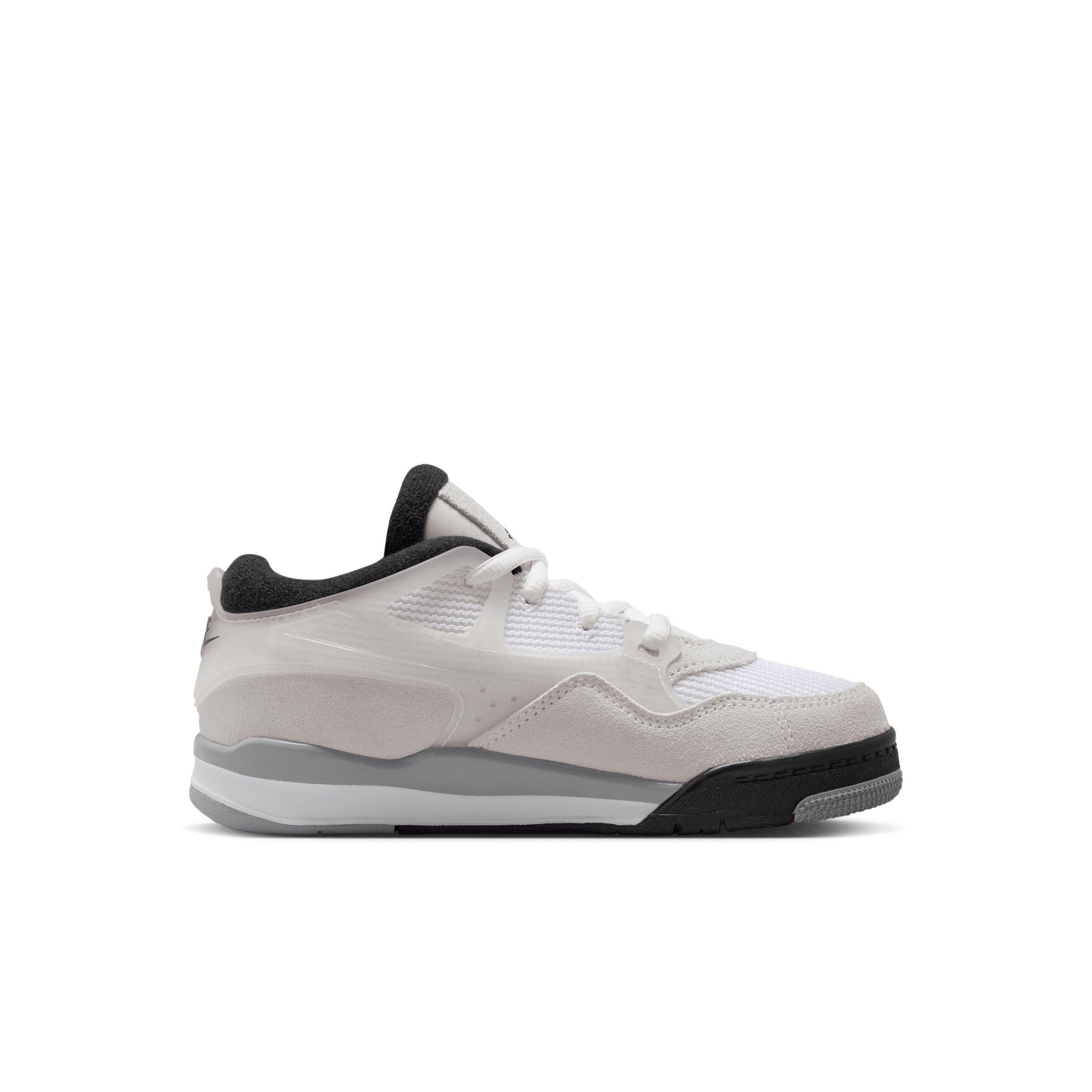 Jordan 4 RM "White/Infrared 23/Light Smoke Grey/Black" Preschool Boys' Shoe - WHITE/INFRARED/LT GREY/BLACK Thumbnail View 1