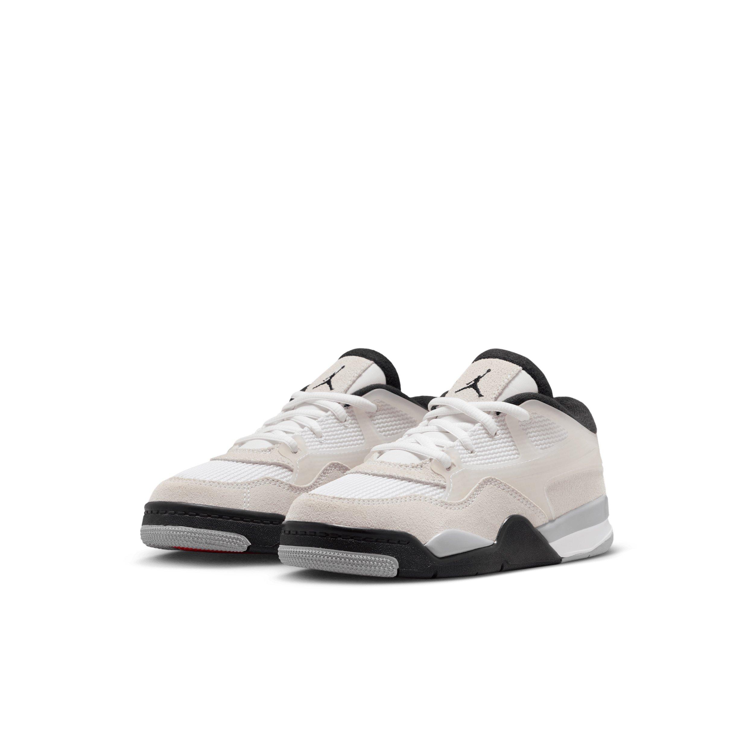 Jordan 4 RM "White/Infrared 23/Light Smoke Grey/Black" Preschool Boys' Shoe - WHITE/INFRARED/LT GREY/BLACK Thumbnail View 3