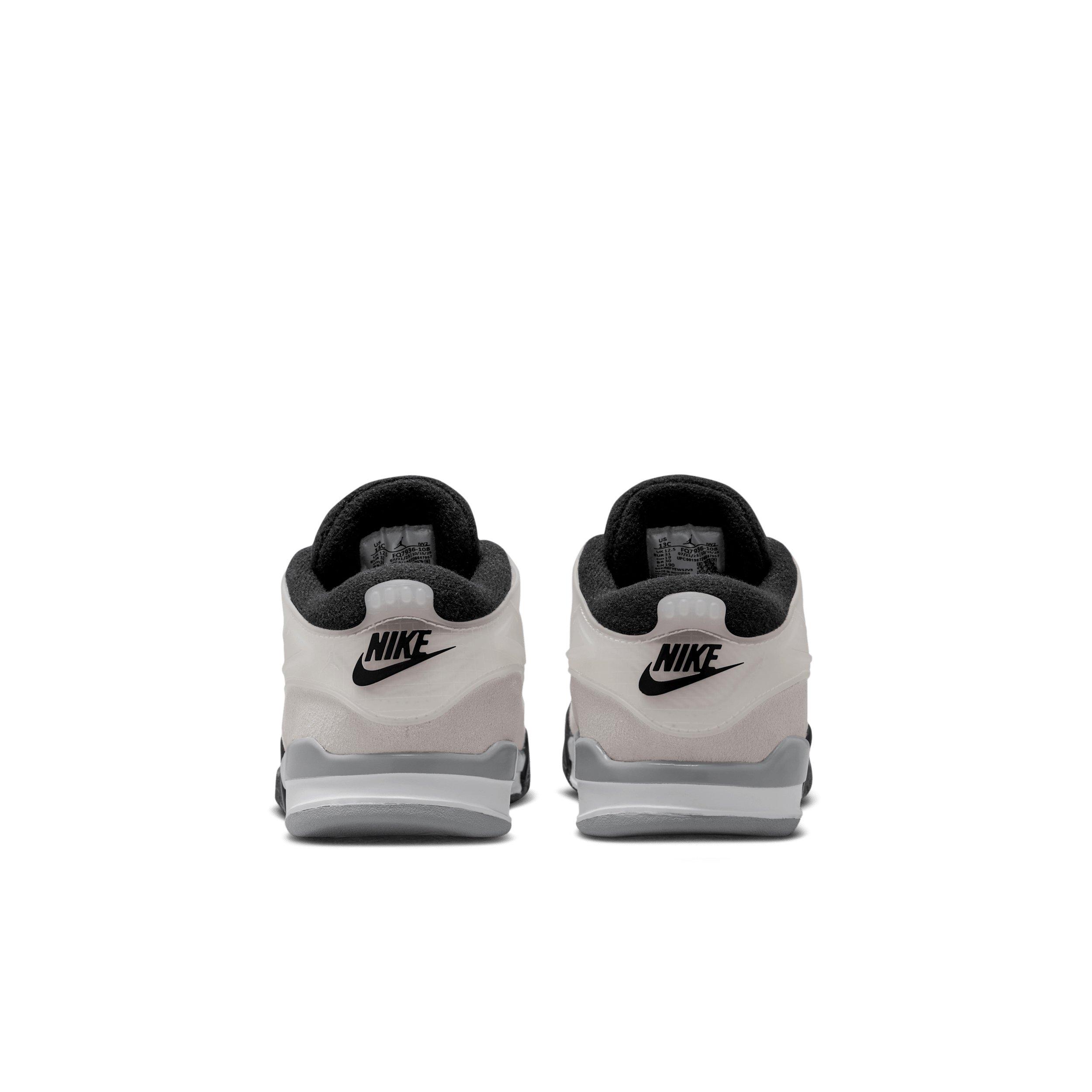Jordan 4 RM "White/Infrared 23/Light Smoke Grey/Black" Preschool Boys' Shoe - WHITE/INFRARED/LT GREY/BLACK Thumbnail View 5