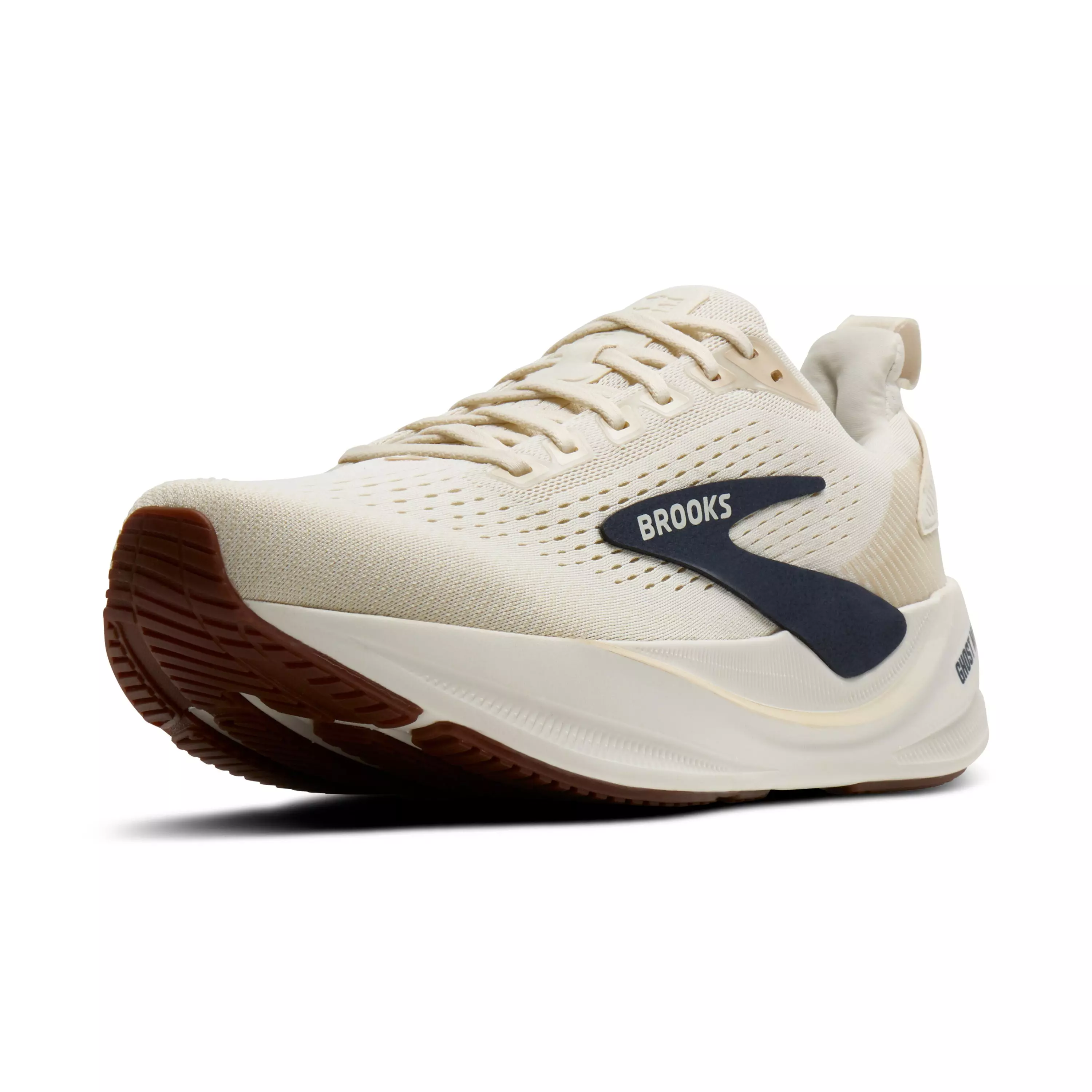 Brooks Ghost Max 4 "Arctic Wolf/Navy/Coconut" Men's Running Shoe - WOLF/NAVY/COCONUT