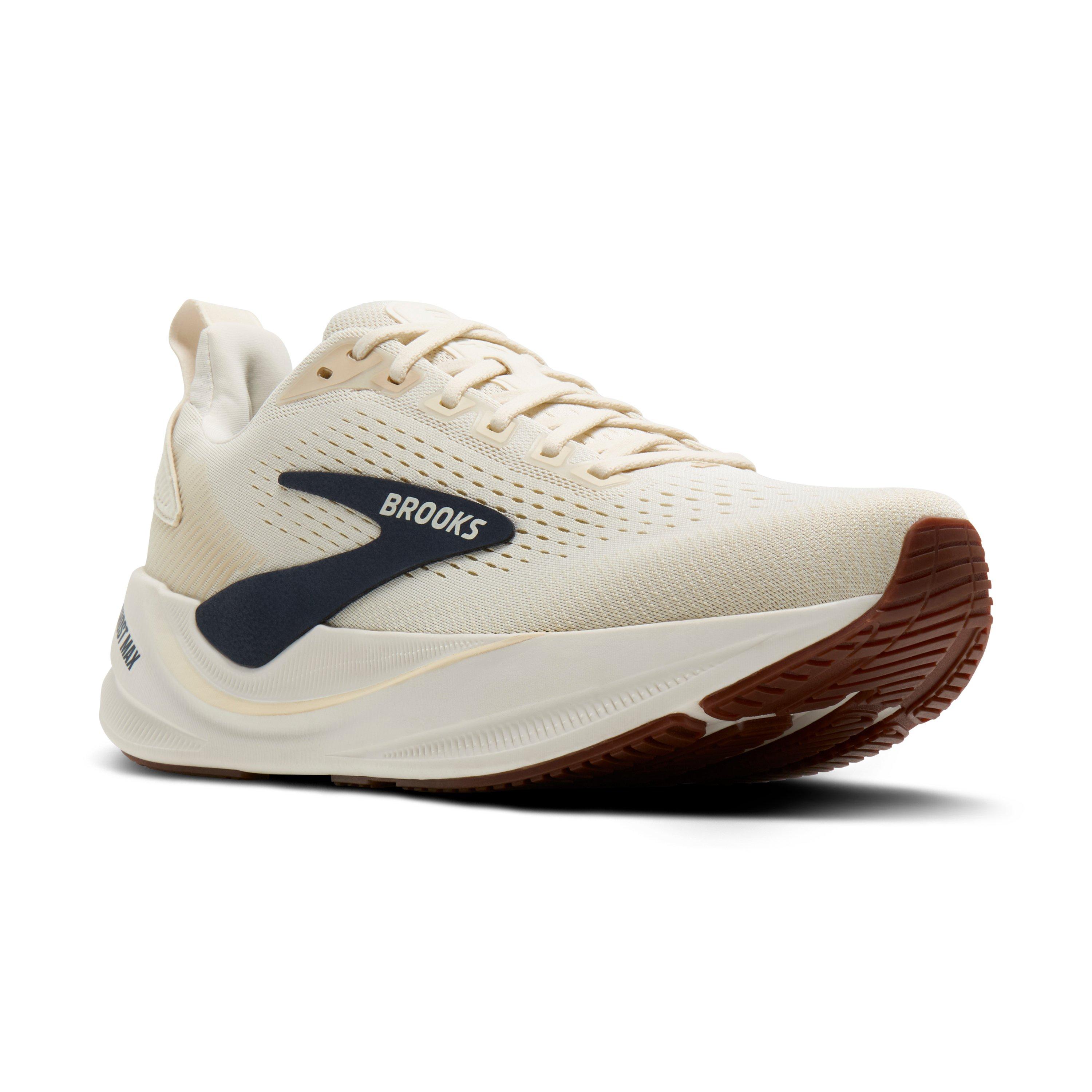 Brooks Ghost Max 4 "Arctic Wolf/Navy/Coconut" Men's Running Shoe - WOLF/NAVY/COCONUT