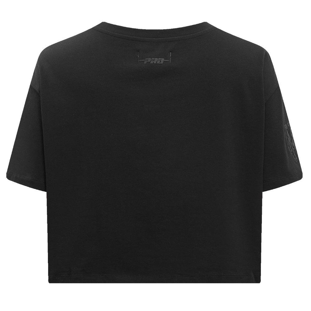 Pro Standard Women's MLB TNew York Mets​ Neutral SJ Boxy Top - Black - BLACK Thumbnail View 2