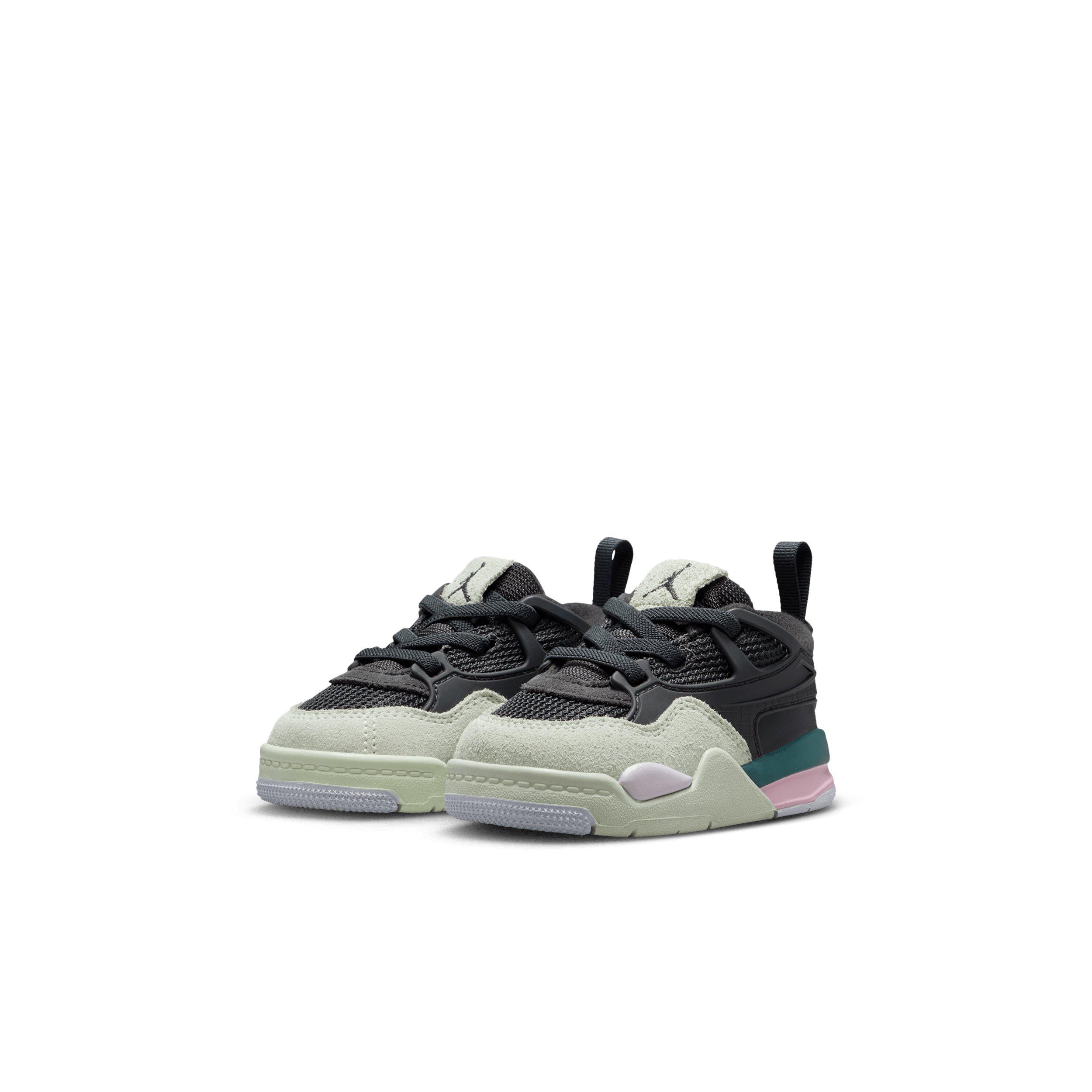 Jordan 4 RM "Anthracite/Barely Green/Jade Aura/Iced Carmine" Infant Boys' Shoe - ANTHRACITE/GREEN/JADE/CARMINE Thumbnail View 4
