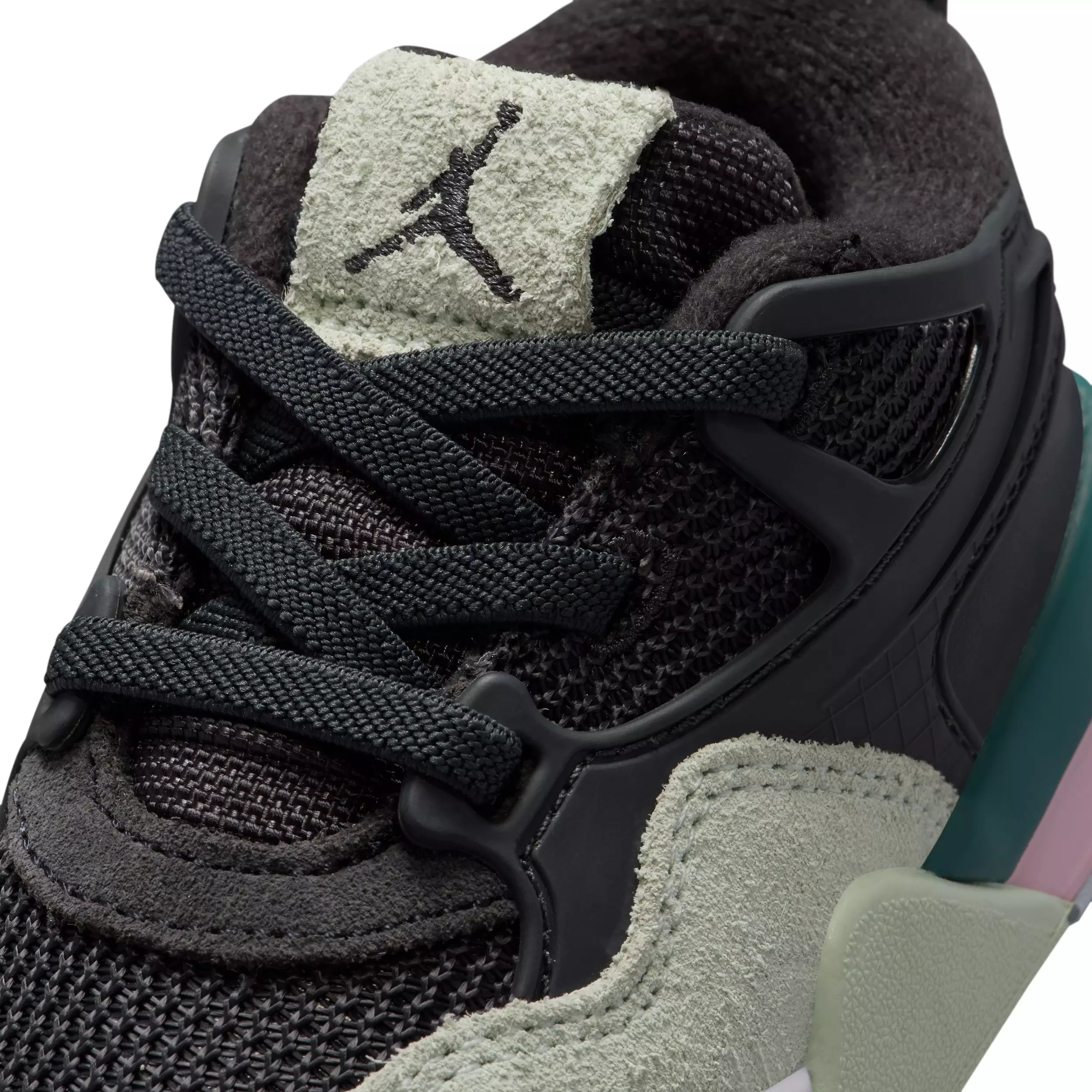 Jordan 4 RM "Anthracite/Barely Green/Jade Aura/Iced Carmine" Infant Boys' Shoe - ANTHRACITE/GREEN/JADE/CARMINE