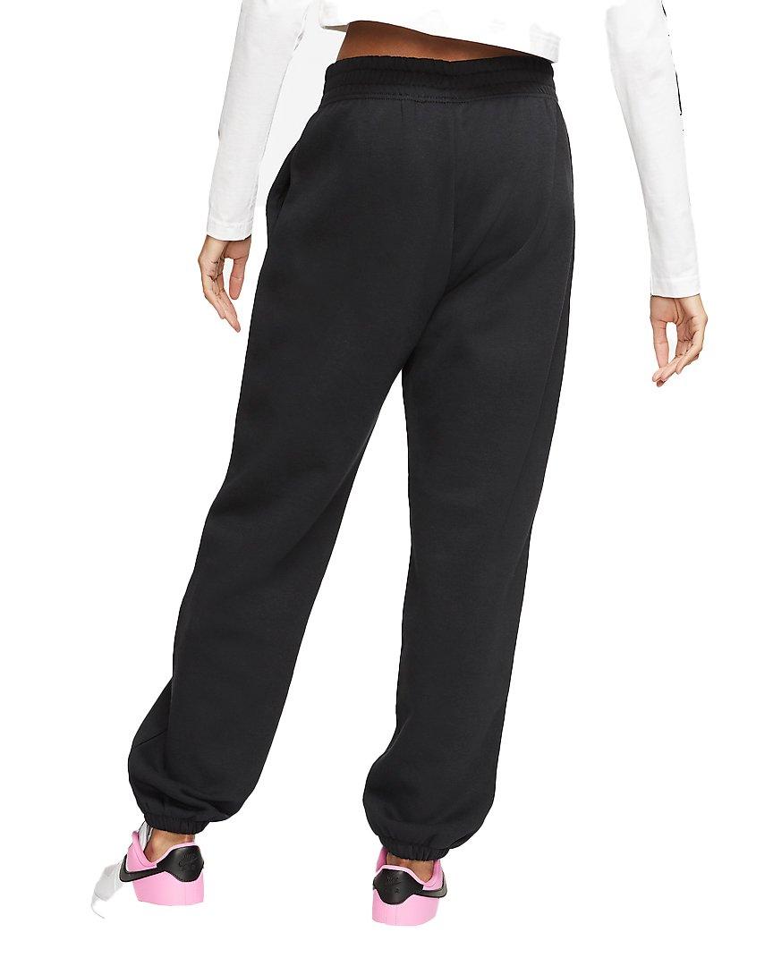Nike Women's Sportswear Essential Collection Fleece Pants - Grey - BLACK Thumbnail View 2