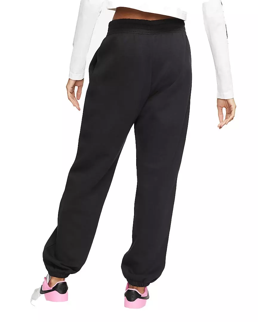 Nike Women's Sportswear Essential Collection Fleece Pants - Grey - BLACK