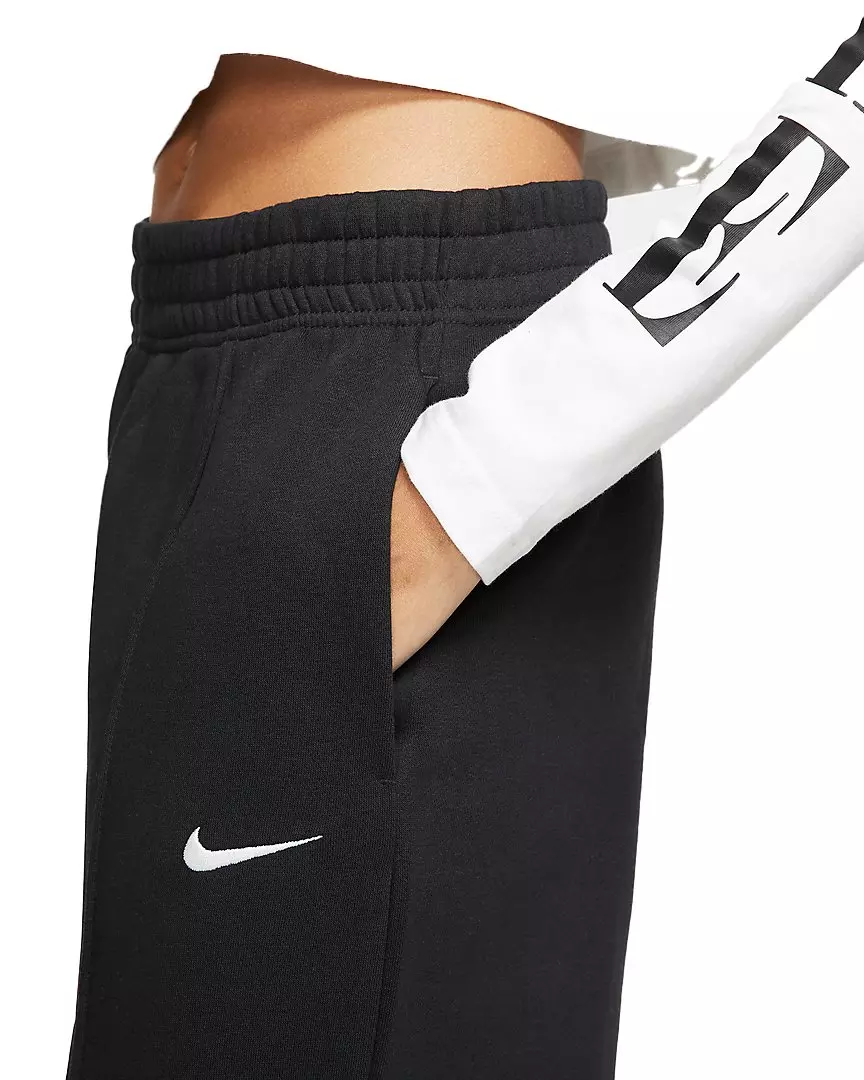Nike Women's Sportswear Essential Collection Fleece Pants - Grey - BLACK
