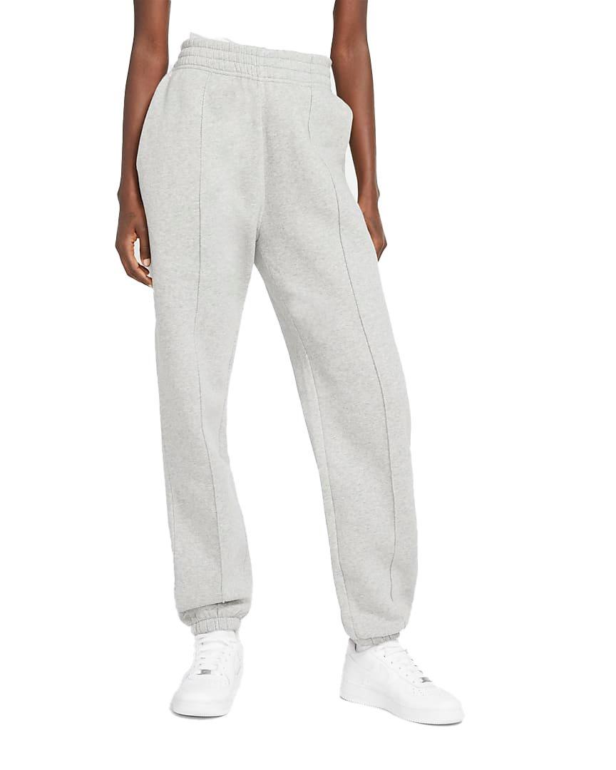 Nike Women's Sportswear Essential Collection Fleece Pants - Grey - GREY Thumbnail View 1