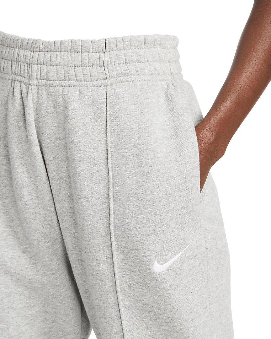 Nike Women's Sportswear Essential Collection Fleece Pants - Grey - GREY Thumbnail View 3