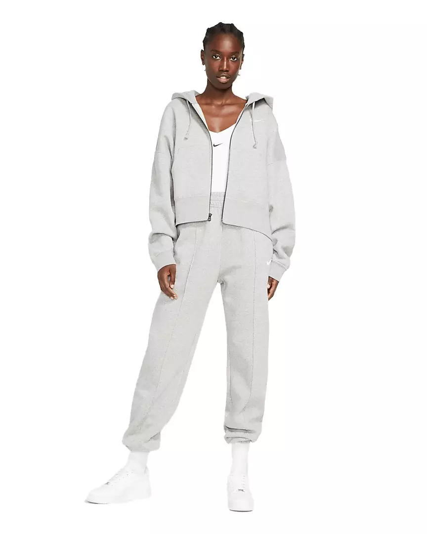 Nike Women's Sportswear Essential Collection Fleece Pants - Grey - GREY