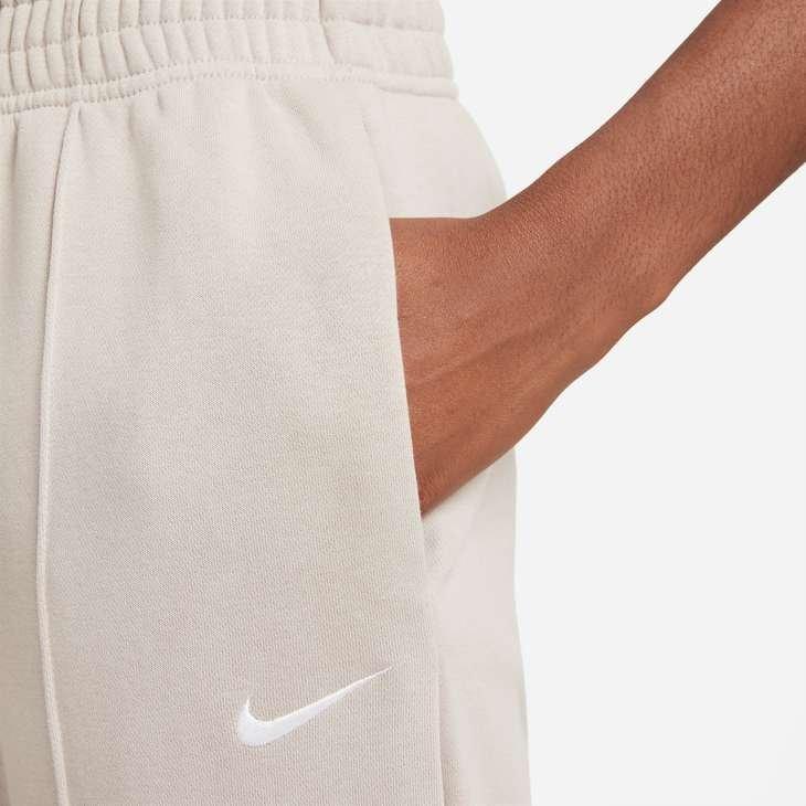Nike Women's Sportswear Essential Collection Fleece Pants - Grey - BROWN Thumbnail View 3