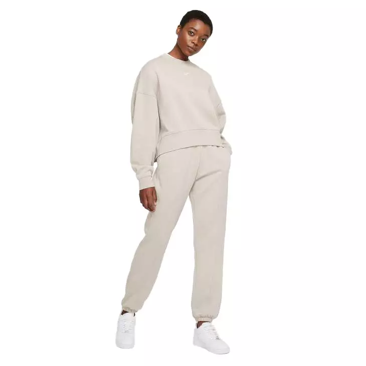 Nike Women's Sportswear Essential Collection Fleece Pants - Grey - BROWN