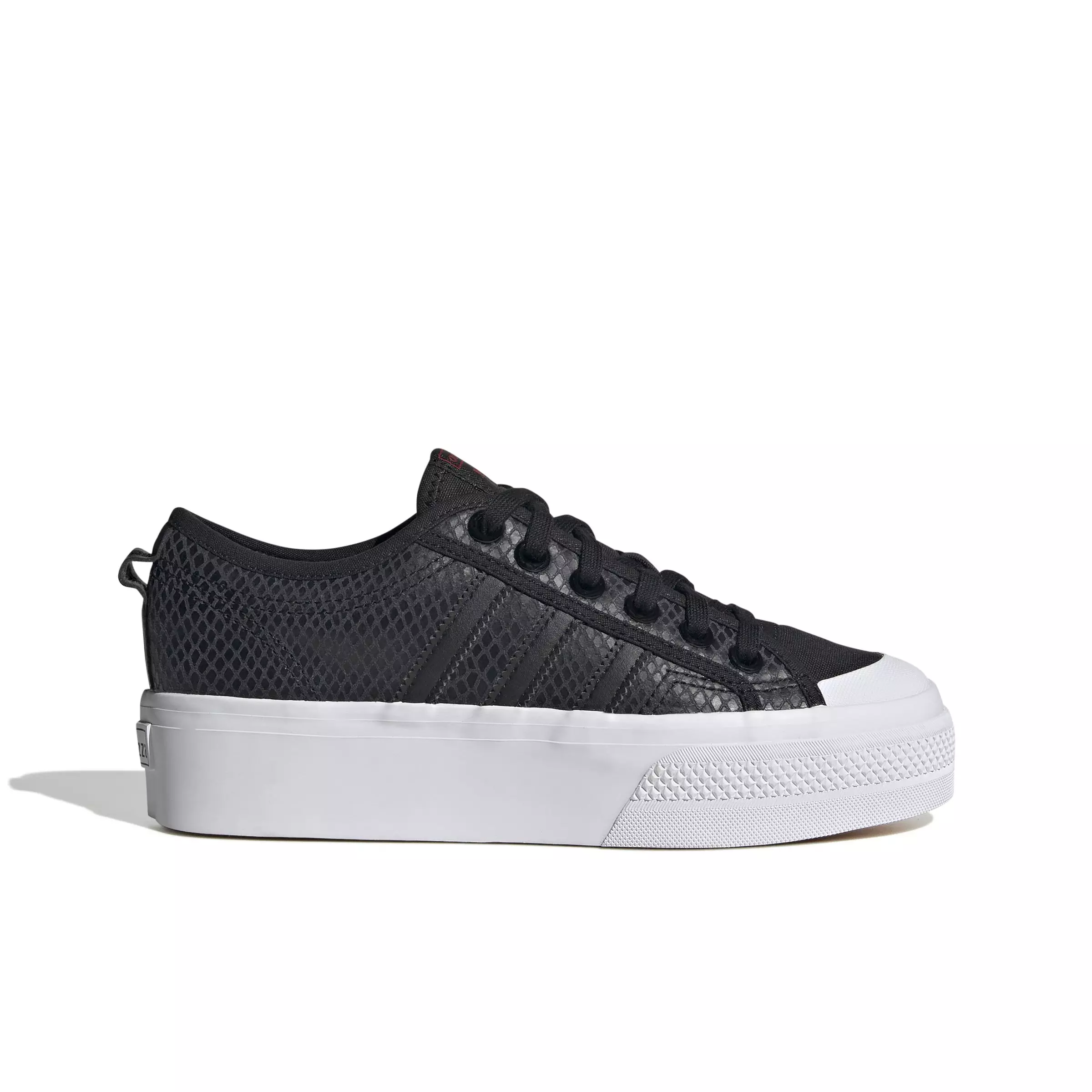 adidas Originals womens Nizza Platform Sneaker, Black/White/White, 5 US :  : Clothing, Shoes & Accessories