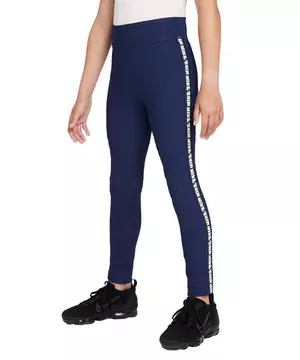 Nike Big Girls' Sportswear Dri-FIT Leggings - Navy - Hibbett
