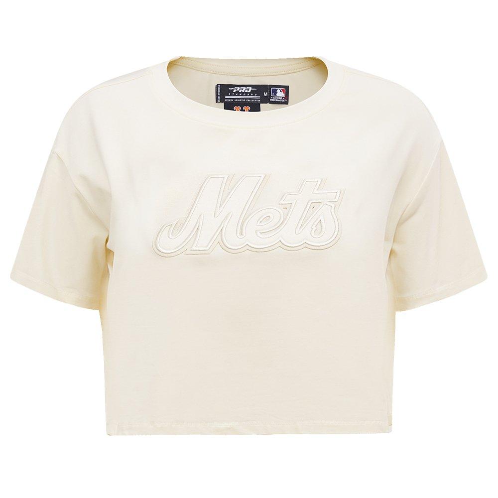 Pro Standard Women's MLB New York Mets​​ Neutral SJ Boxy Top - Cream - CREAM Thumbnail View 1