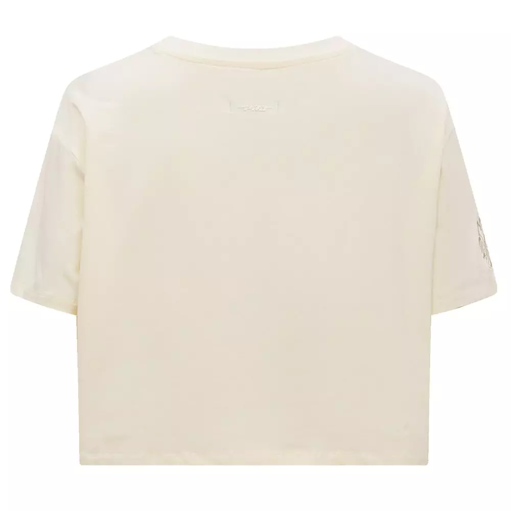 Pro Standard Women's MLB New York Mets​​ Neutral SJ Boxy Top -Cream - CREAM