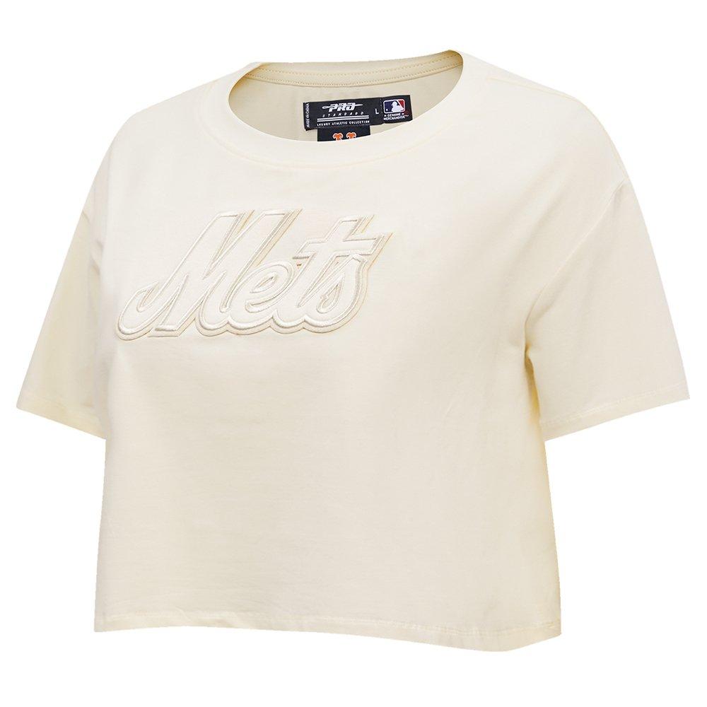 Pro Standard Women's MLB New York Mets​​ Neutral SJ Boxy Top - Cream - CREAM Thumbnail View 3