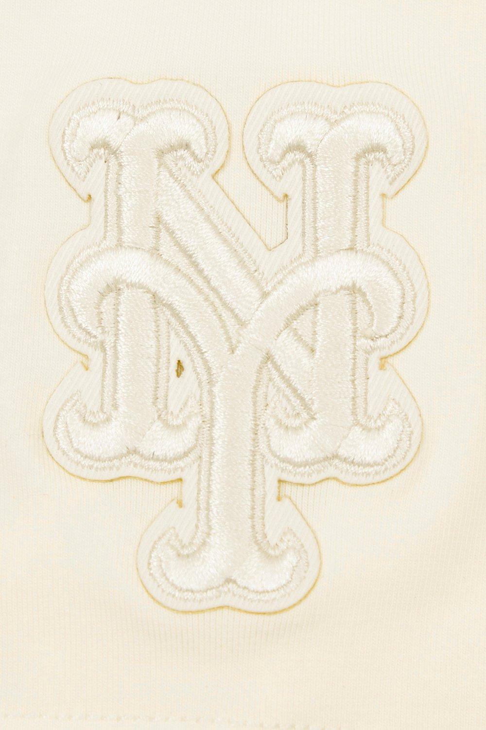 Pro Standard Women's MLB New York Mets​​ Neutral SJ Boxy Top -Cream - CREAM Thumbnail View 5
