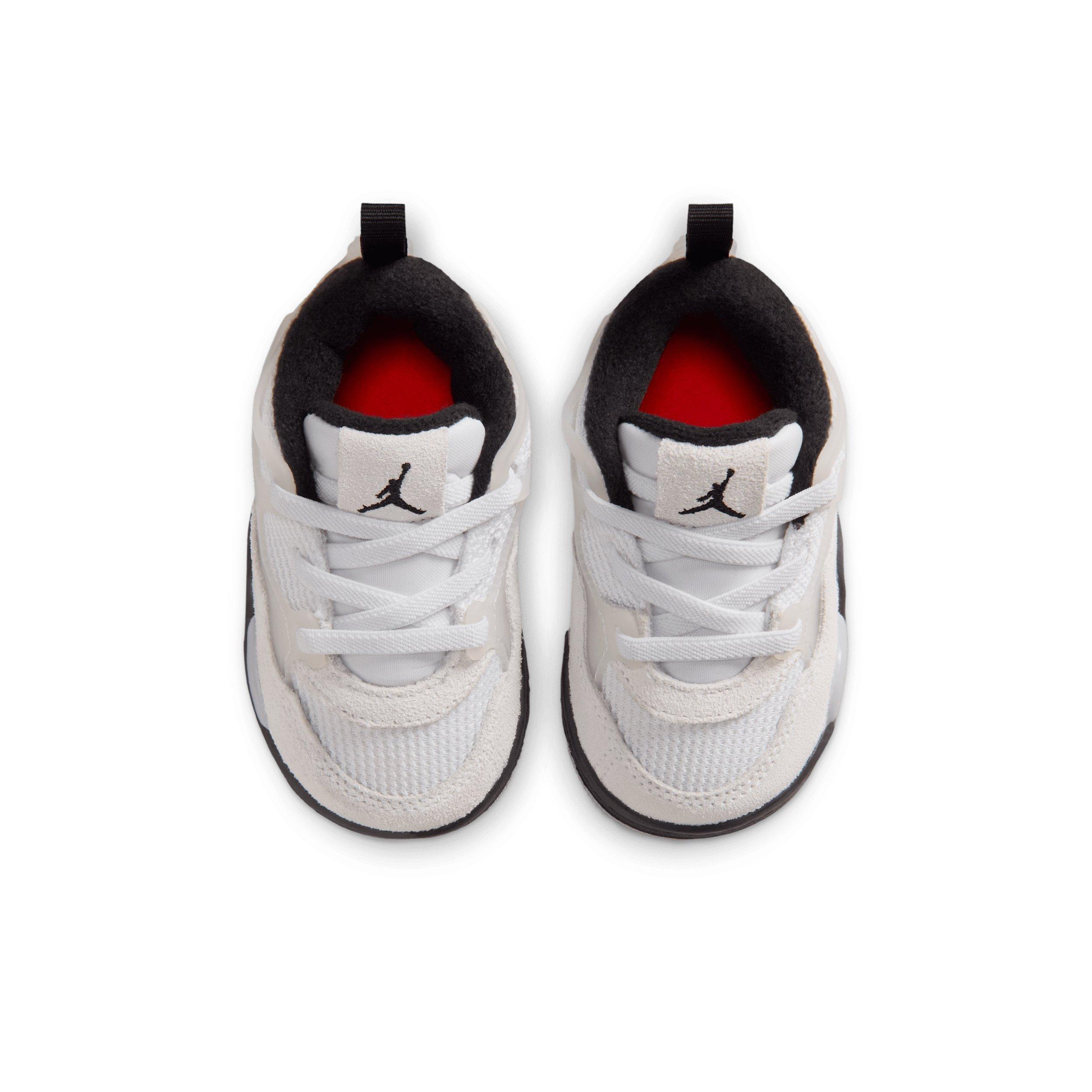 Jordan 4 RM Infant Boys' "White/Infrared 23/Light Smoke Grey/Black" Shoe