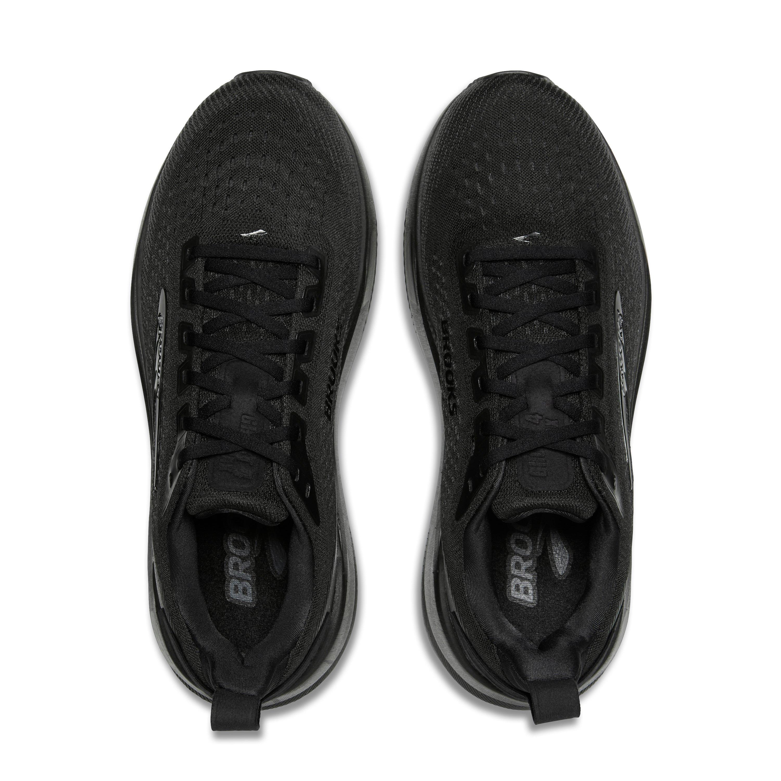 Brooks Ghost Max 4 "Black/Black/Ebony" Men's Wide Running Shoe - BLACK/BLACK/EBONY