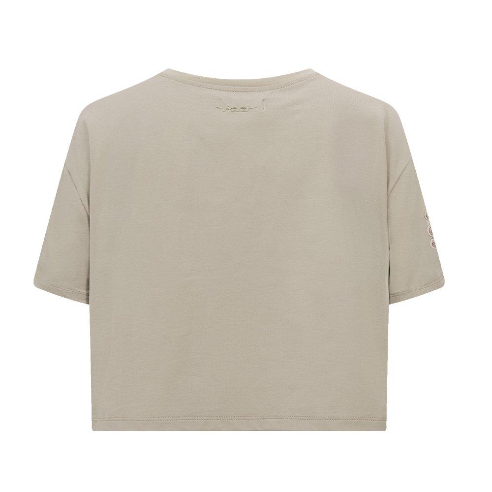 Pro Standard Women's MLB New York Mets​ Neutral SJ Boxy Top - Tan - TAN Thumbnail View 2