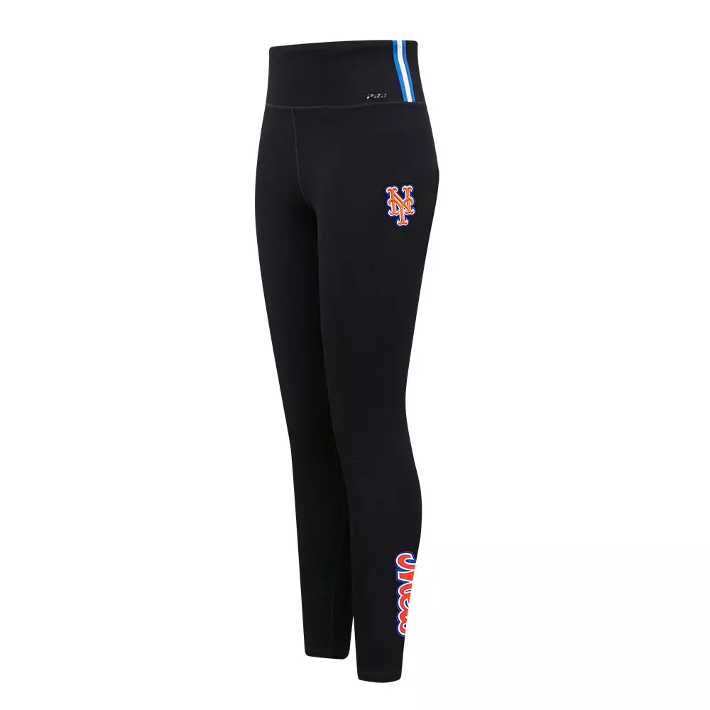 Pro Standard Women's MLB New York Mets​ Classic Jersey Leggings -Black - BLACK