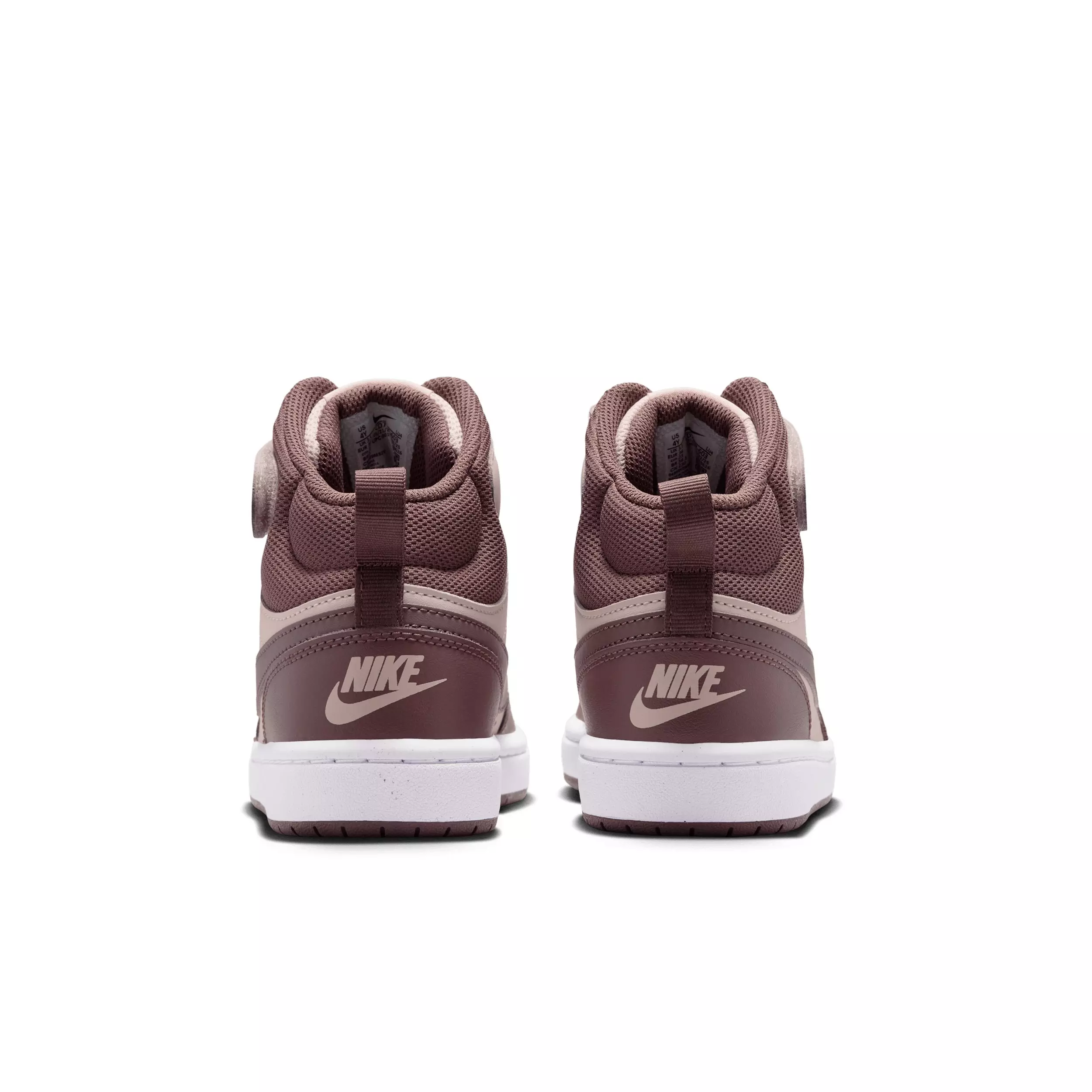 Nike Court Borough Mid 2 "Silt Red/White/Tattoo" Grade School Girls' Shoe - RED/WHITE/TATTOO