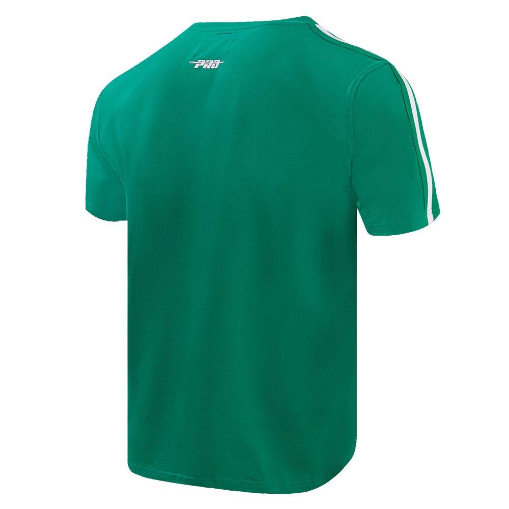 Pro Standard Men's NBA Boston Celtics Retro Classic SJ Striped Tee -Kelly Green - KELLY GREEN Thumbnail View 4