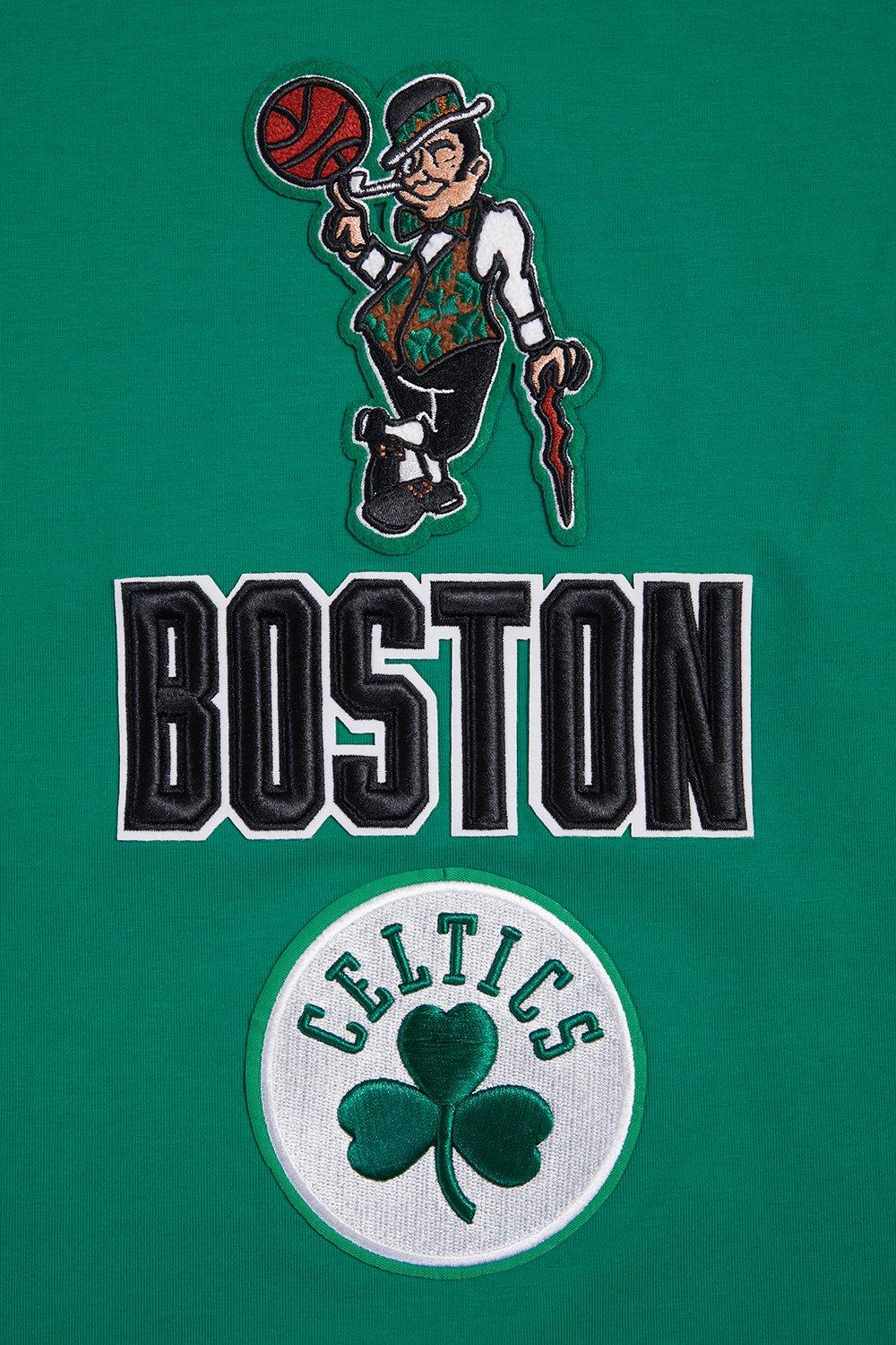 Pro Standard Men's NBA Boston Celtics Retro Classic SJ Striped Tee - Kelly Green - KELLY GREEN Thumbnail View 5