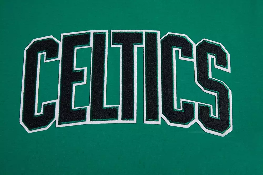 Pro Standard Men's NBA Boston Celtics Retro Classic SJ Striped Tee -Kelly Green - KELLY GREEN