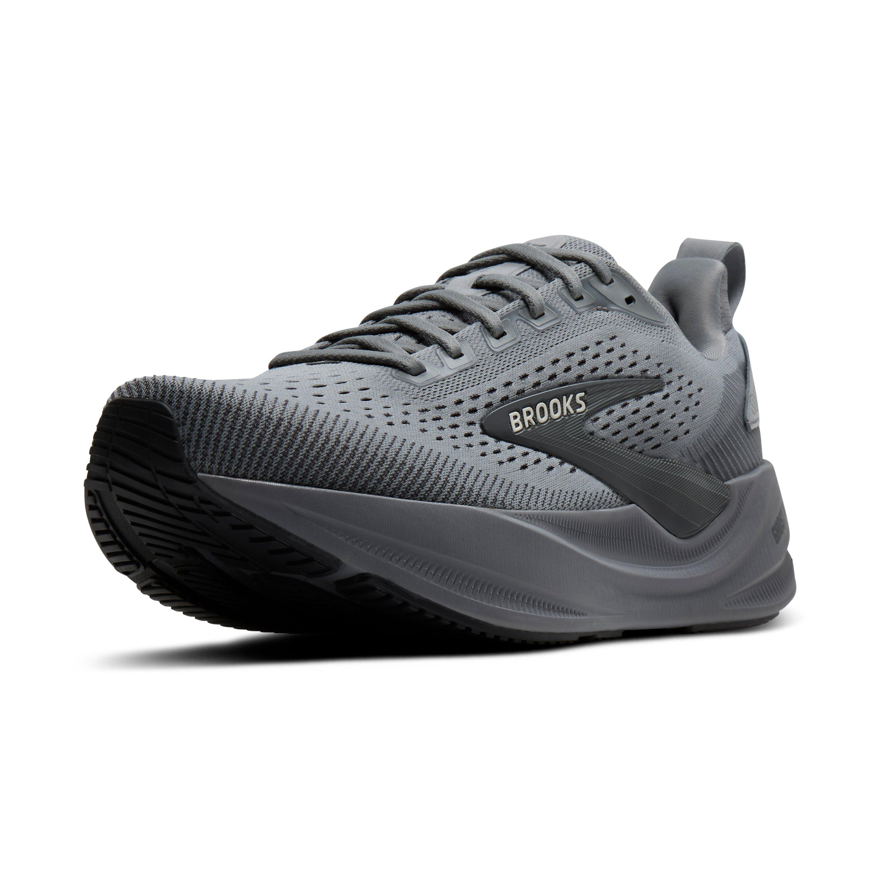 Brooks Ghost Max 4 "Grey/Grey/Ebony" Men's Running Shoe - GREY/GREY/EBONY