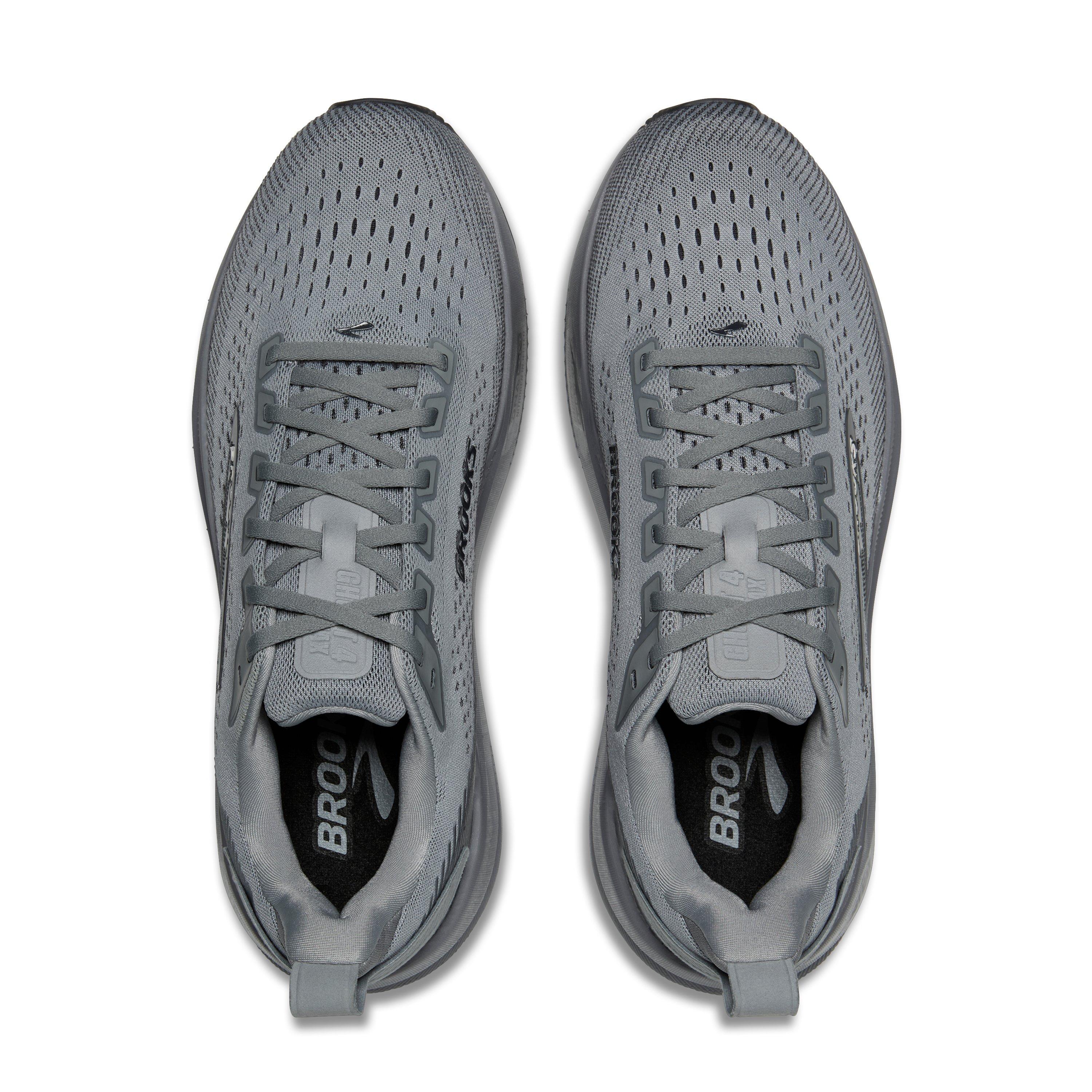 Brooks Ghost Max 4 "Grey/Grey/Ebony" Men's Running Shoe - GREY/GREY/EBONY