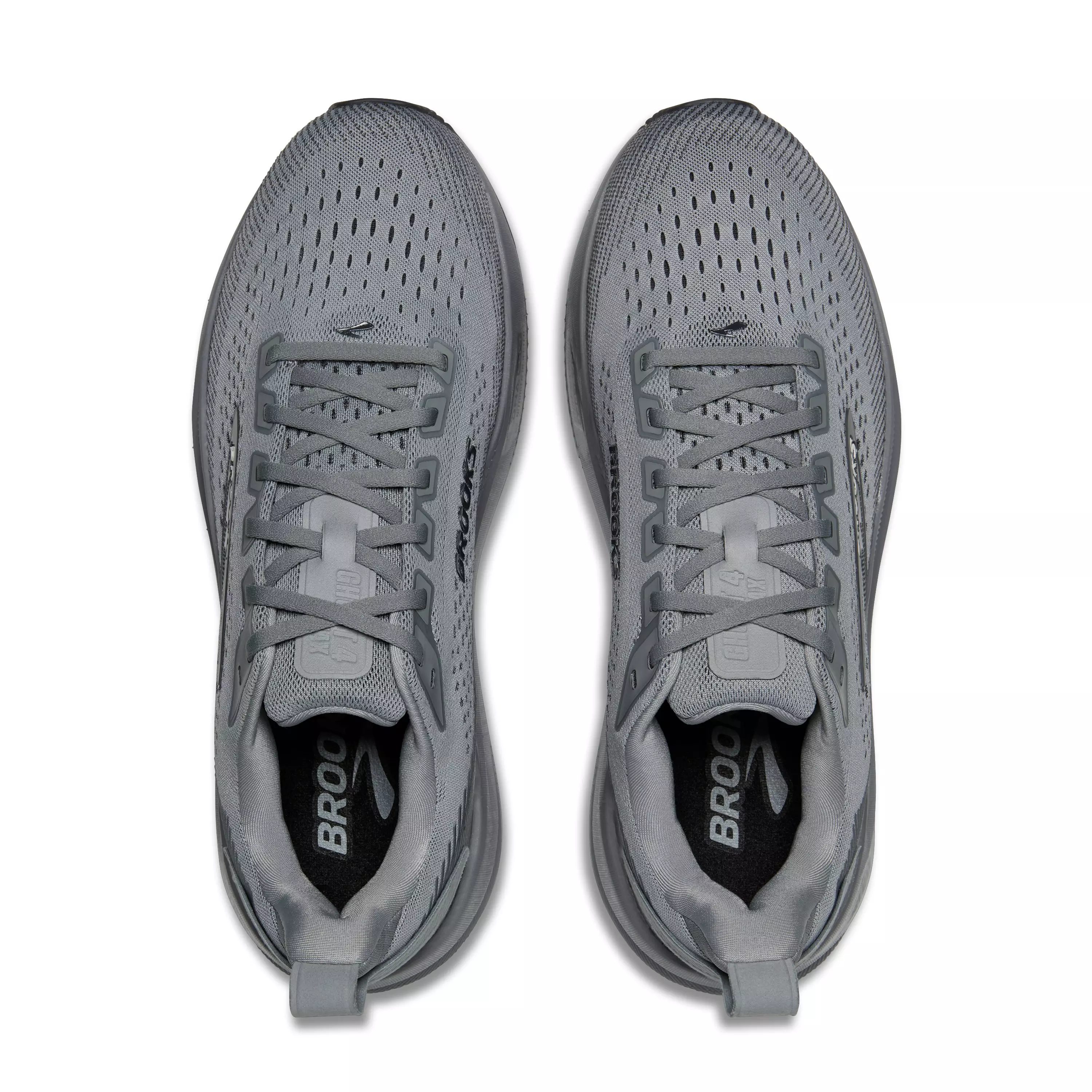 Brooks Ghost Max 4 "Grey/Grey/Ebony" Men's Running Shoe - GREY/GREY/EBONY
