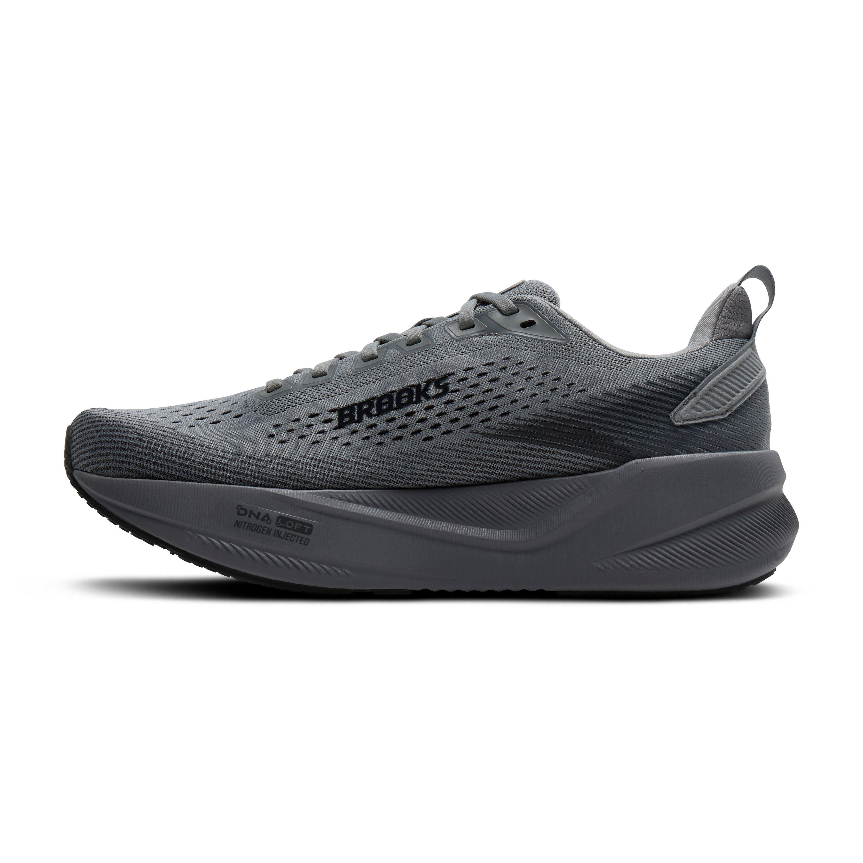 Brooks Ghost Max 4 "Grey/Grey/Ebony" Men's Running Shoe - GREY/GREY/EBONY