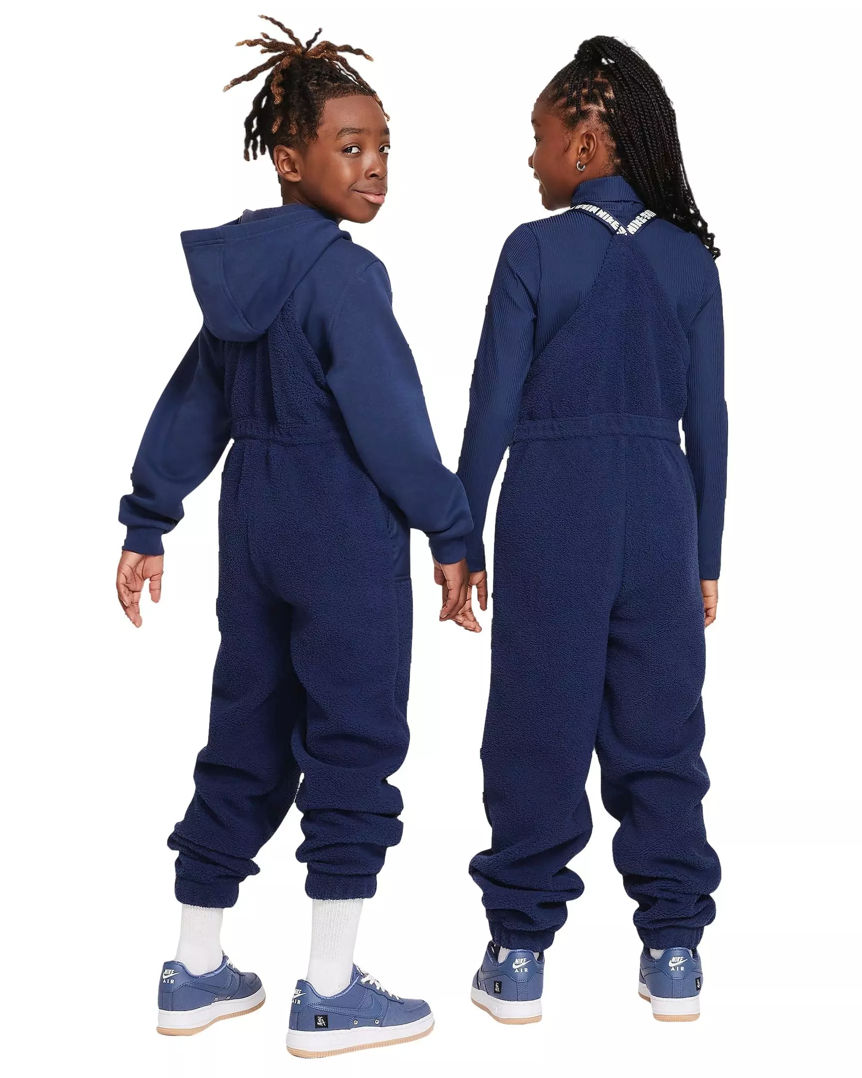 Nike Big Kids' Sportswear Overalls - Navy - NAVY