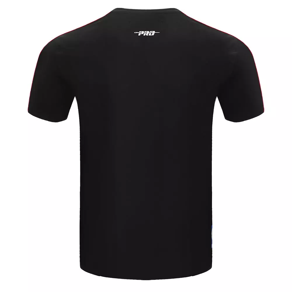 Pro Standard Men's NBA Chicago Bulls Retro Classic SJ Striped Tee - Black/Red - BLACK/RED