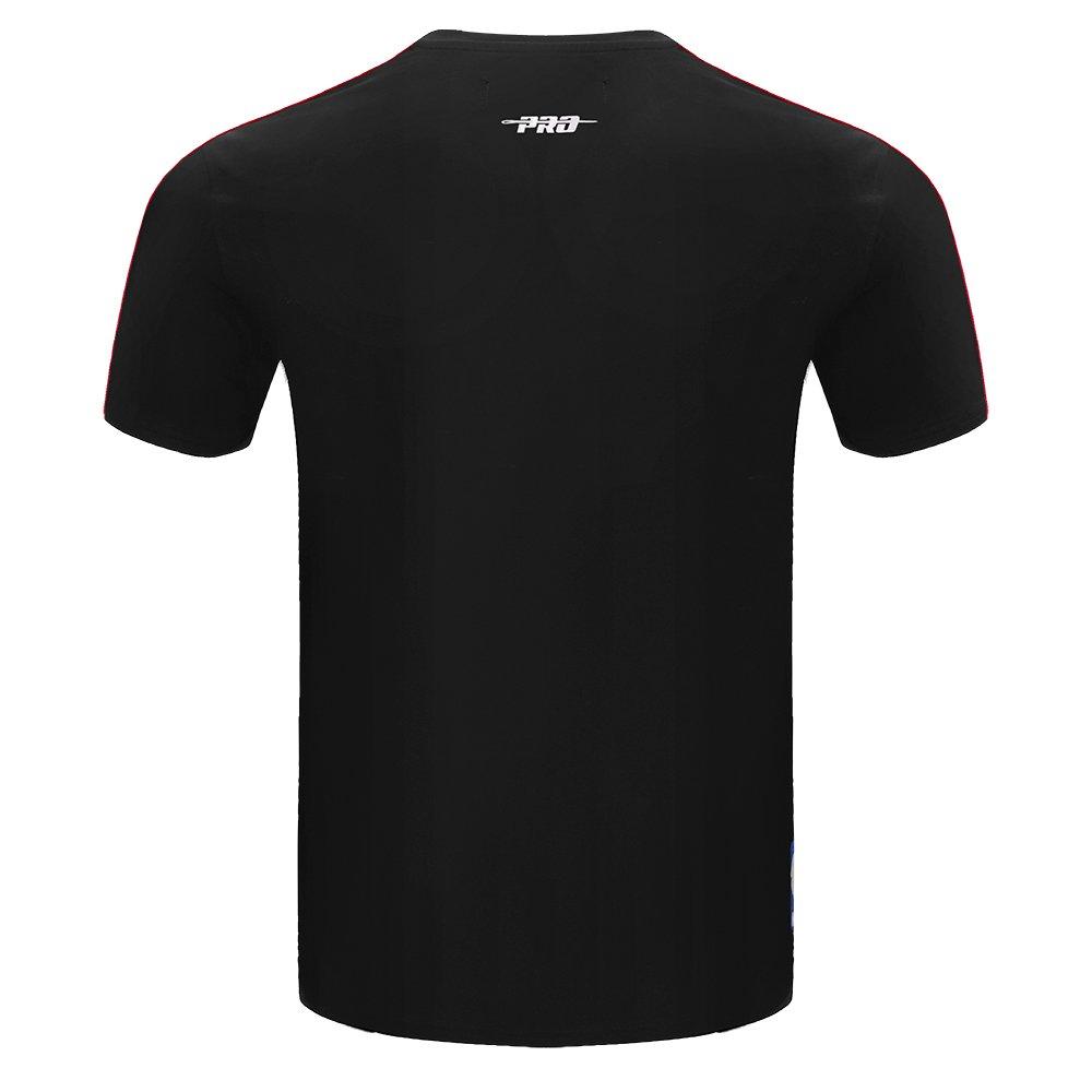 Pro Standard Men's NBA Chicago Bulls Retro Classic SJ Striped Tee -Black/Red - BLACK/RED Thumbnail View 2