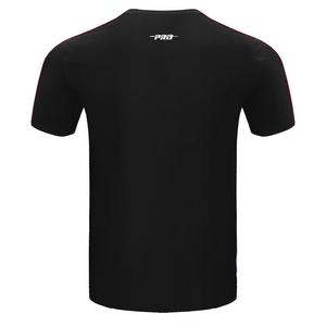 Pro Standard Men's NBA Chicago Bulls Retro Classic SJ Striped Tee -Black/Red