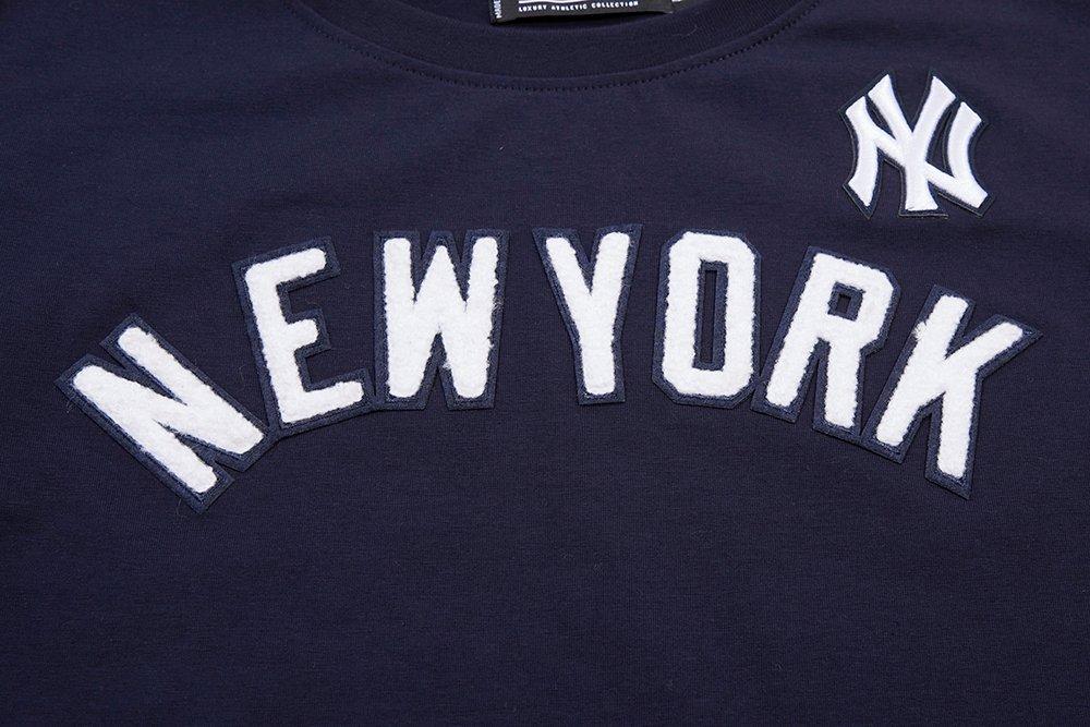 Pro Standard Women's MLB New York Yankees Classic Short Sleeve SJ Slim Fit Top -Navy - NAVY Thumbnail View 5