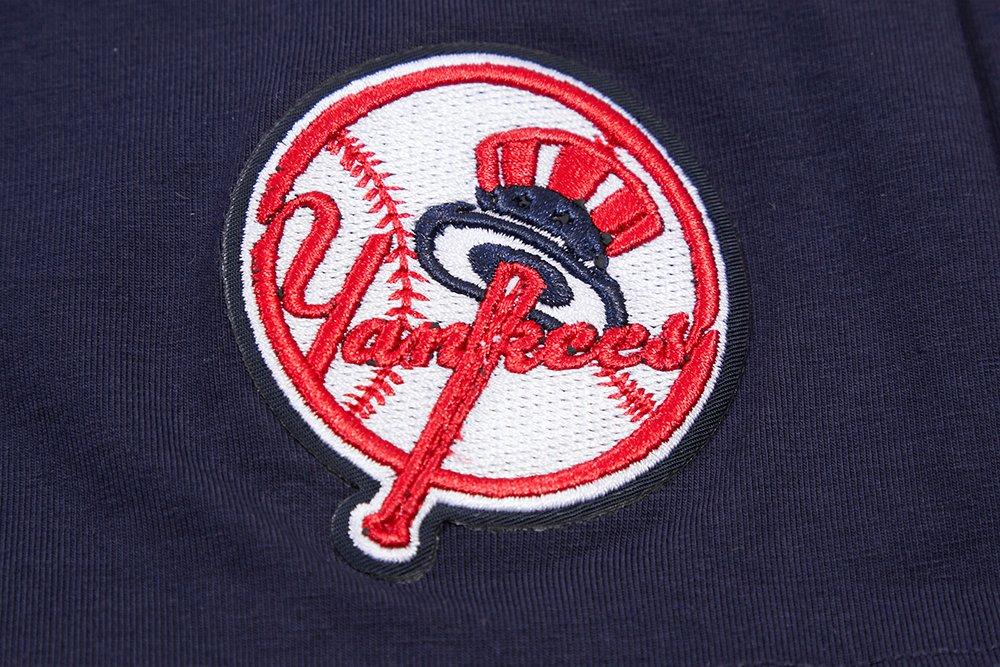 Pro Standard Women's MLB New York Yankees Classic Short Sleeve SJ Slim Fit Top - Navy - NAVY Thumbnail View 6