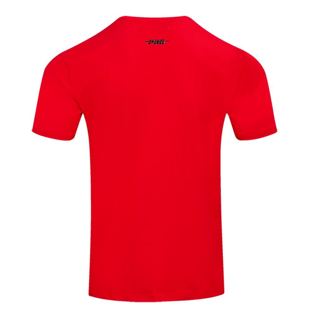 Pro Standard Men's NBA Chicago Bulls Retro Classic SJ Striped Tee - Red/Black - RED/BLACK Thumbnail View 2