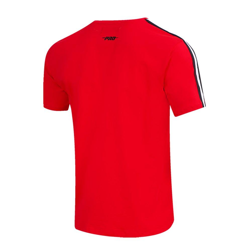 Pro Standard Men's NBA Chicago Bulls Retro Classic SJ Striped Tee - Red/Black - RED/BLACK Thumbnail View 4