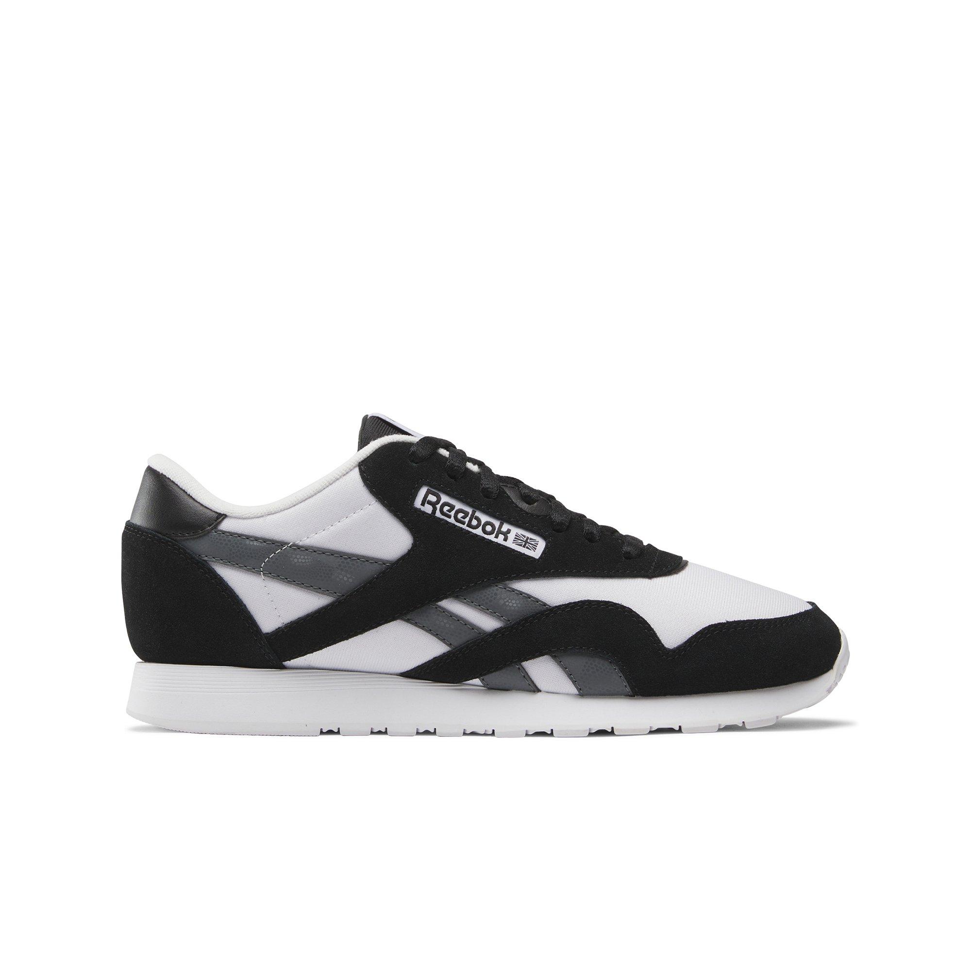 Reebok Classic Nylon "Ftwr White/Core Black" Men's Shoe - WHITE/WHITE/BLACK Thumbnail View 1